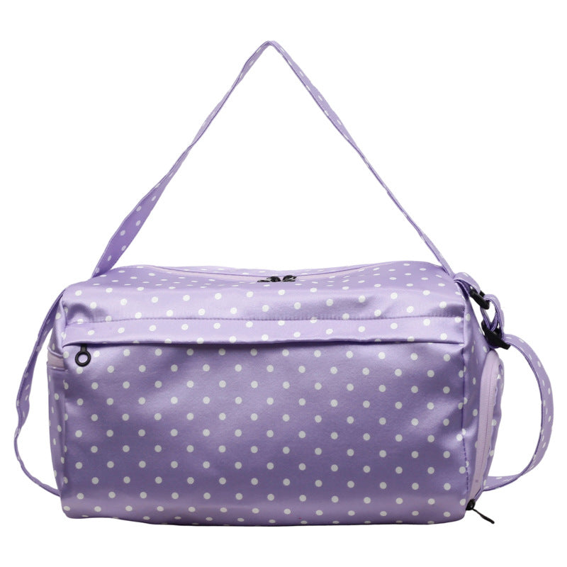 Stylish Polka Dot Travel Duffle Bag Kalsten