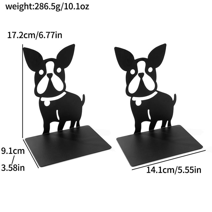 Decorative Dog-Shaped Bookends