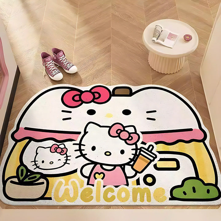 Decorative Cartoon Welcome Mat for Home