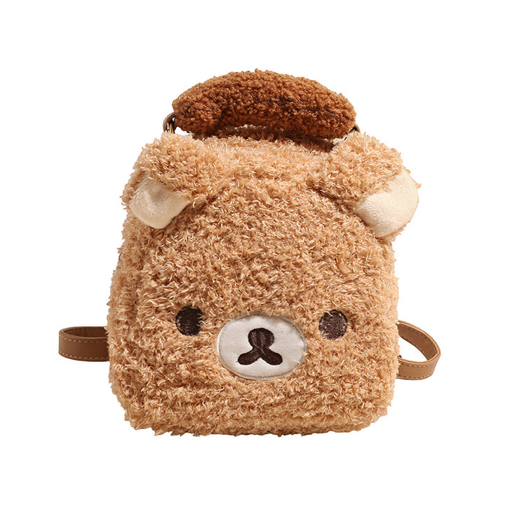 Plush Backpack in Funny Bear Design Kalsten