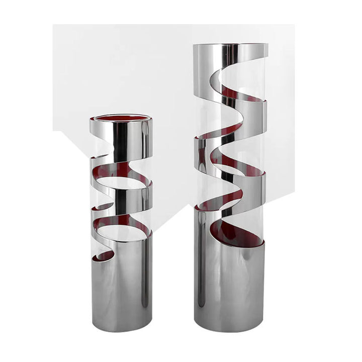 Modern Decorative Spiral Sculpture