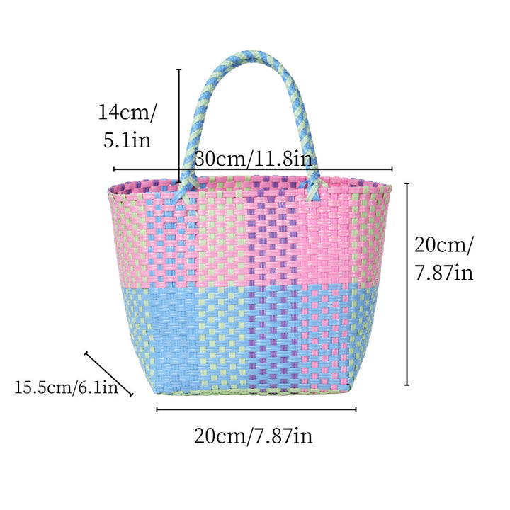 Colorful basket bag Kalsten