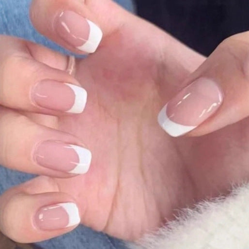 French Tip Acrylic Nail Extensions Kalsten