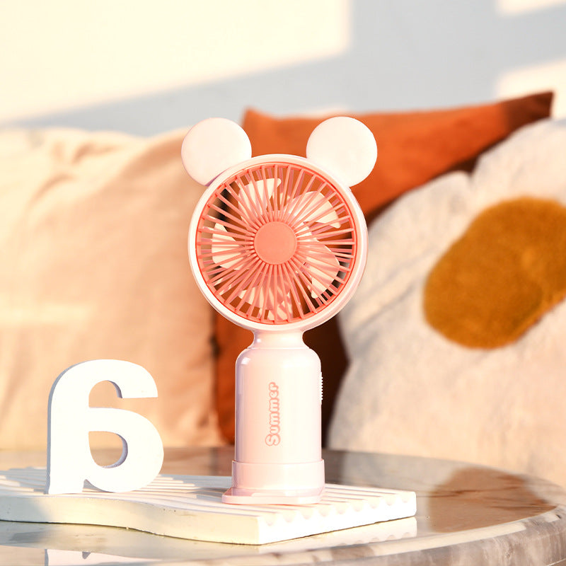 Portable Deer-Themed Handheld Cooling Fan Kalsten