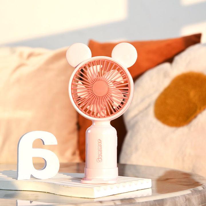 Portable Deer-Themed Handheld Cooling Fan Kalsten