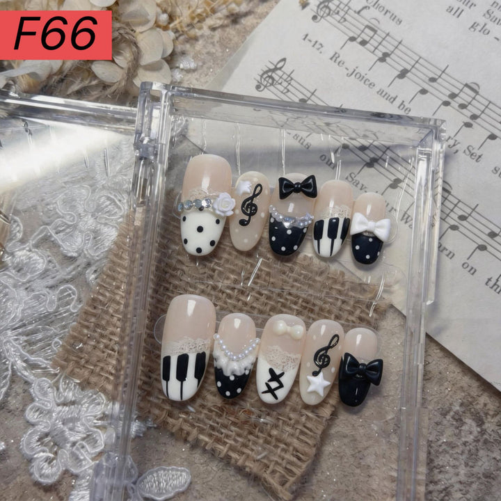 Thematic Artistic Press-On Nail Set