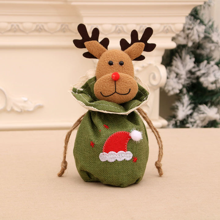 Festive Decorative Plush Snowman Gift Bag Kalsten