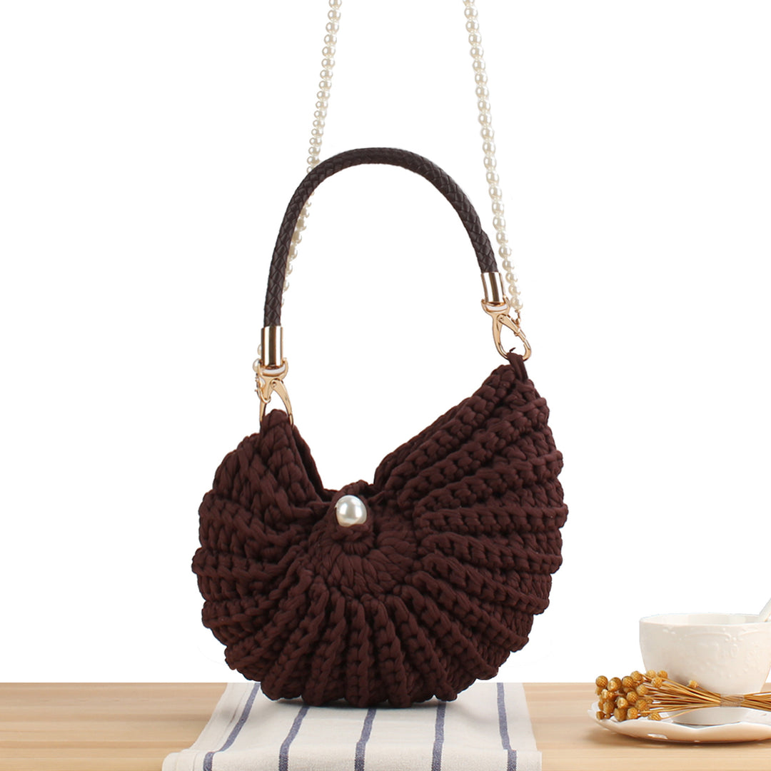 Evening bag with pearl decorated handle Kalsten