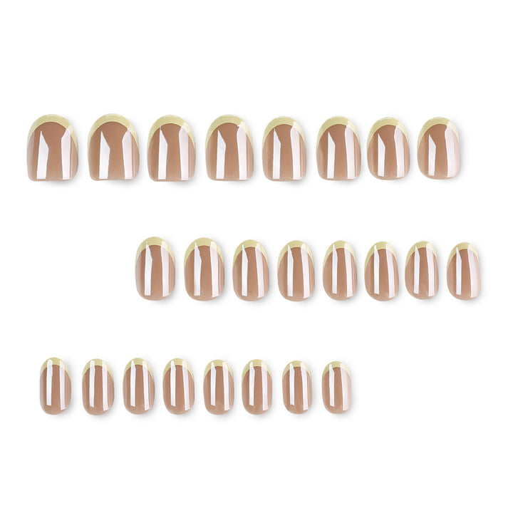 Elegant Nail Art with Translucent Gradient and Precise French Tip Kalsten