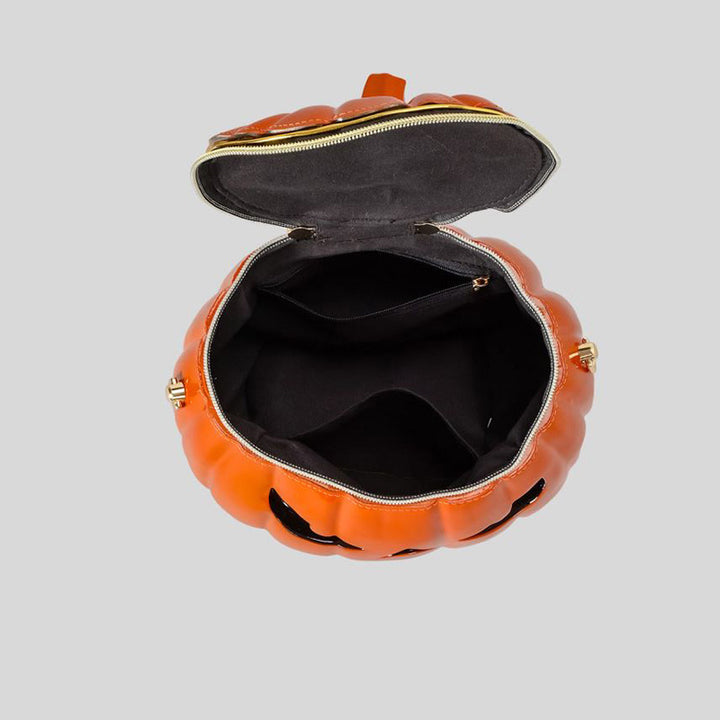 Novelty Pumpkin-Shaped Handbag
