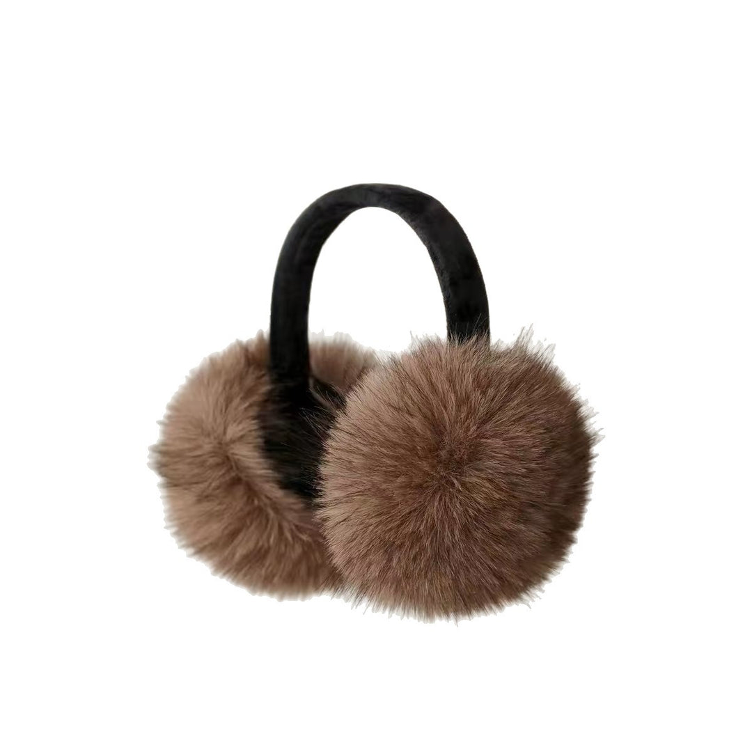 Plush Faux Fur Earmuffs with Velvet Headband Kalsten