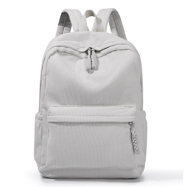Casual Corduroy Backpack Kalsten
