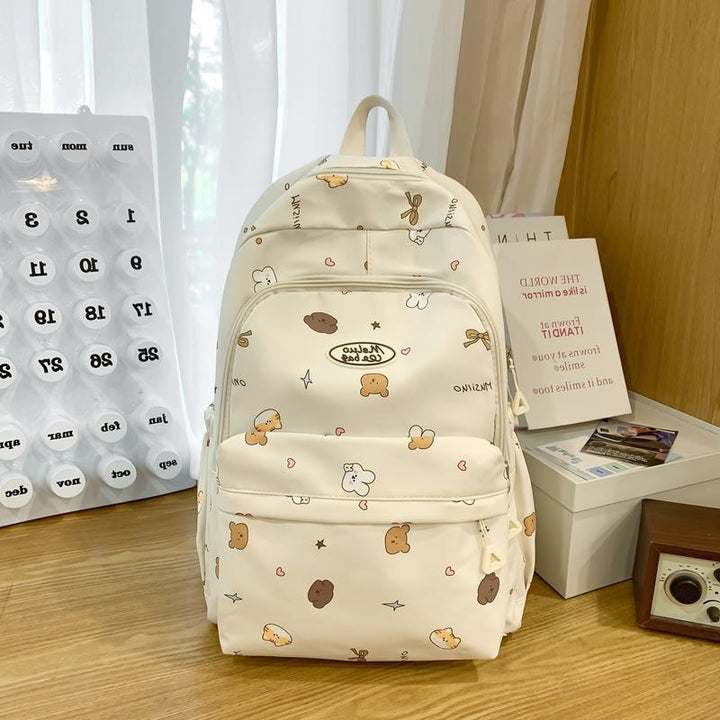 Playful Character-Themed School Backpack
