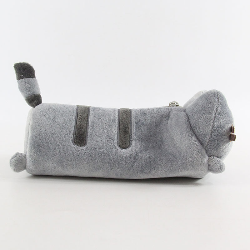 Plush Cat-Themed Pencil Case