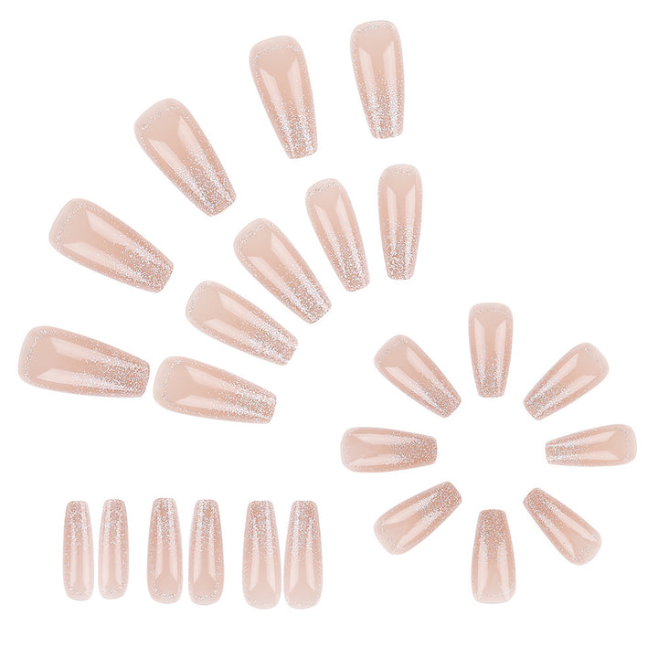 Glittery Long-Lasting Press-On Nails Kalsten