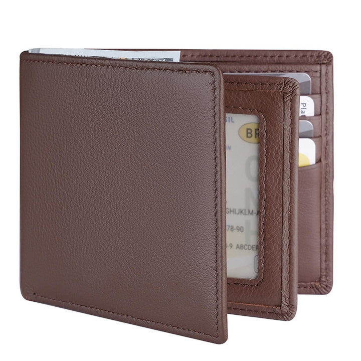 Dual-Compartment Leather Wallet Kalsten
