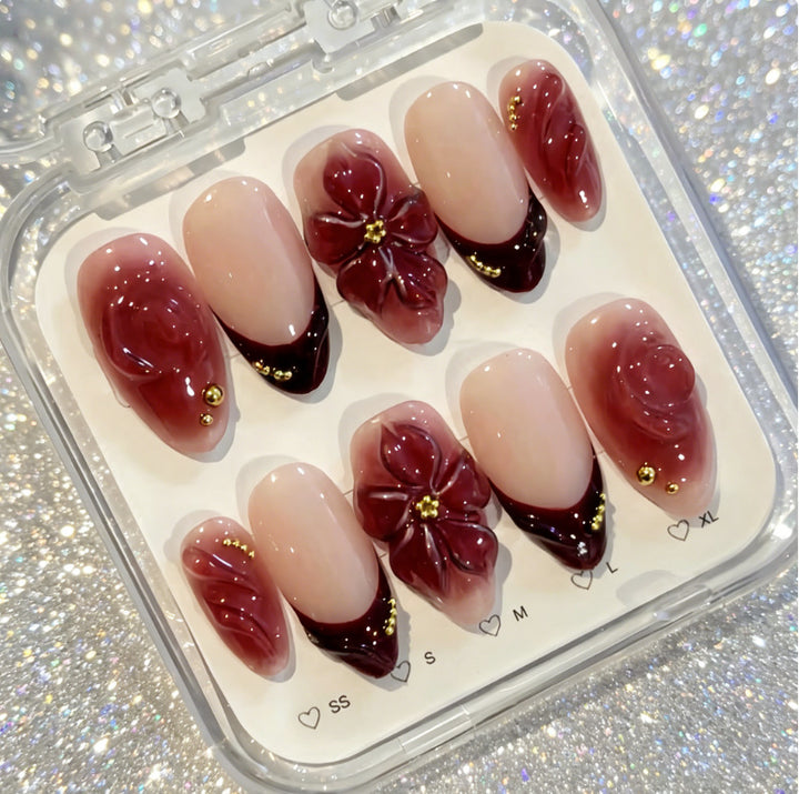 Creative Floral Design Press-On Nails Kalsten