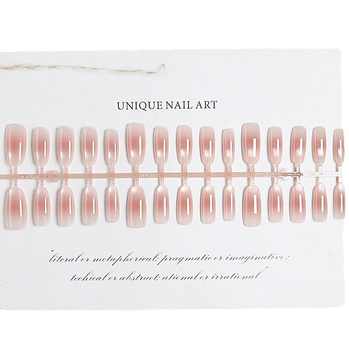 Acrylic nail set with elegant ombre effect and high gloss finish Kalsten