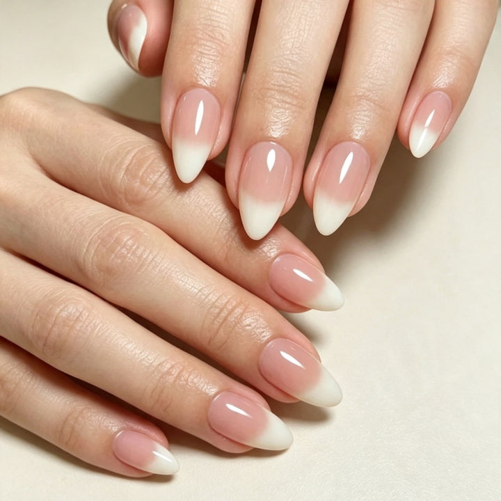 Artificial nails with pointed ombre design Kalsten