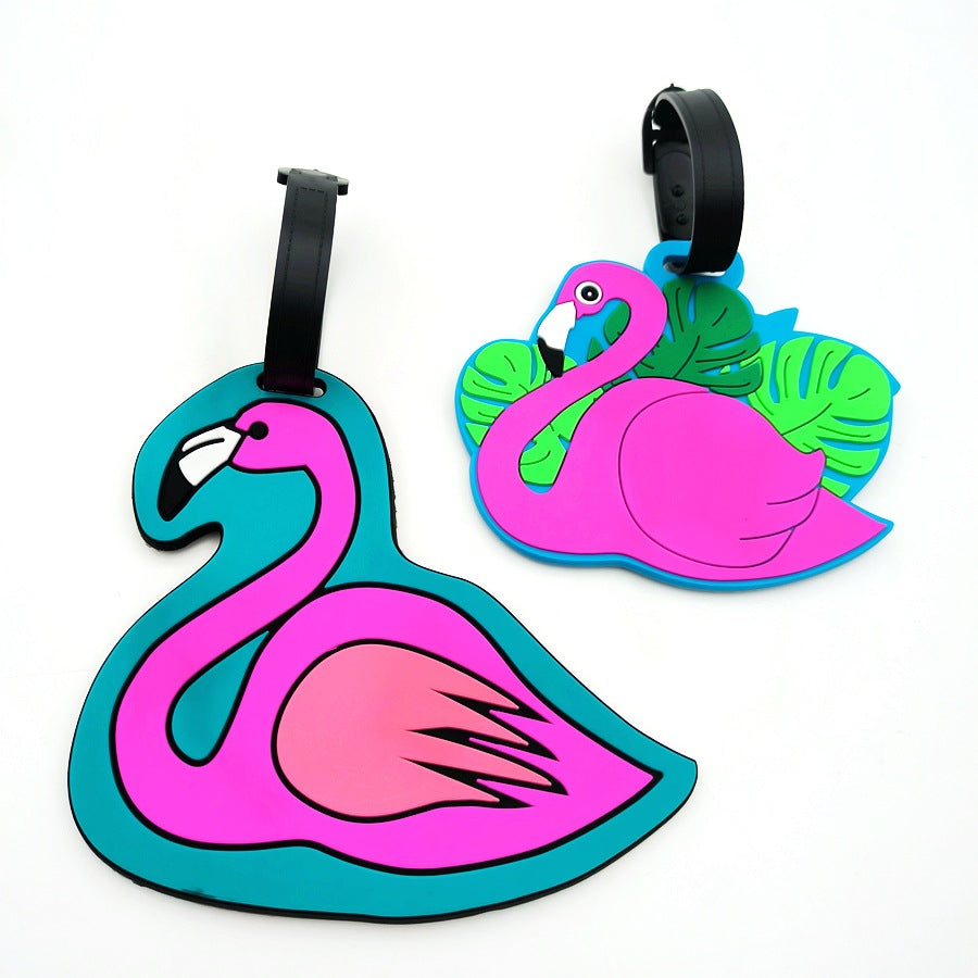 Fun Flamingo-Shaped Luggage Tag Kalsten