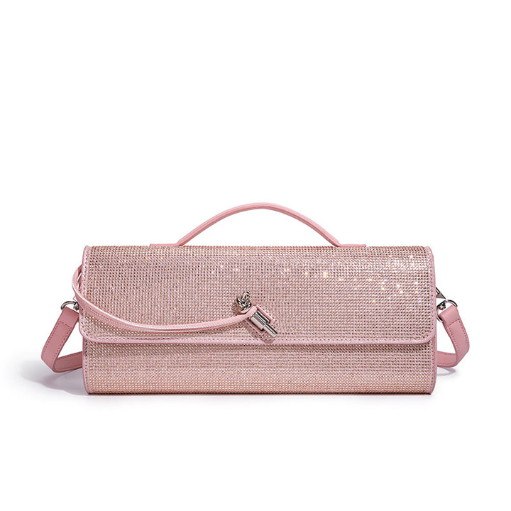 Elegant Rhinestone-Embellished Evening Clutch Kalsten