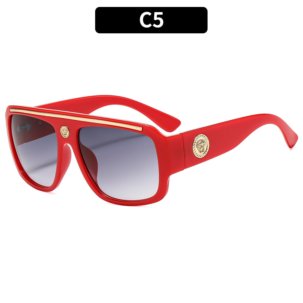 Trendy Geometric Oversized Sunglasses
