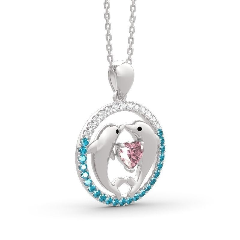 Dolphin Heart Pendant Kalsten