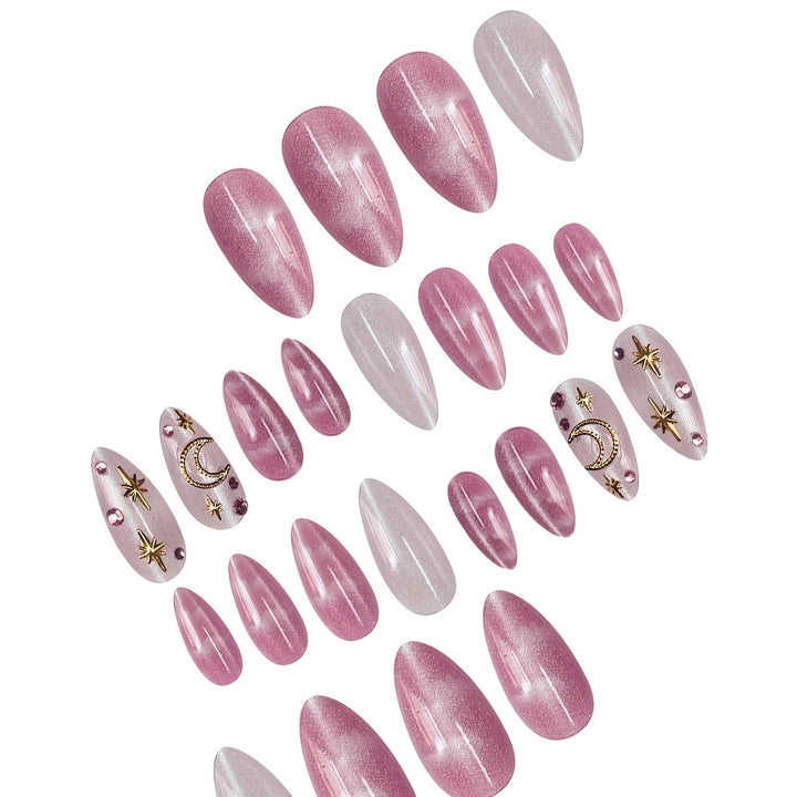 Celestial-Themed Decorative Press-On Nails Kalsten