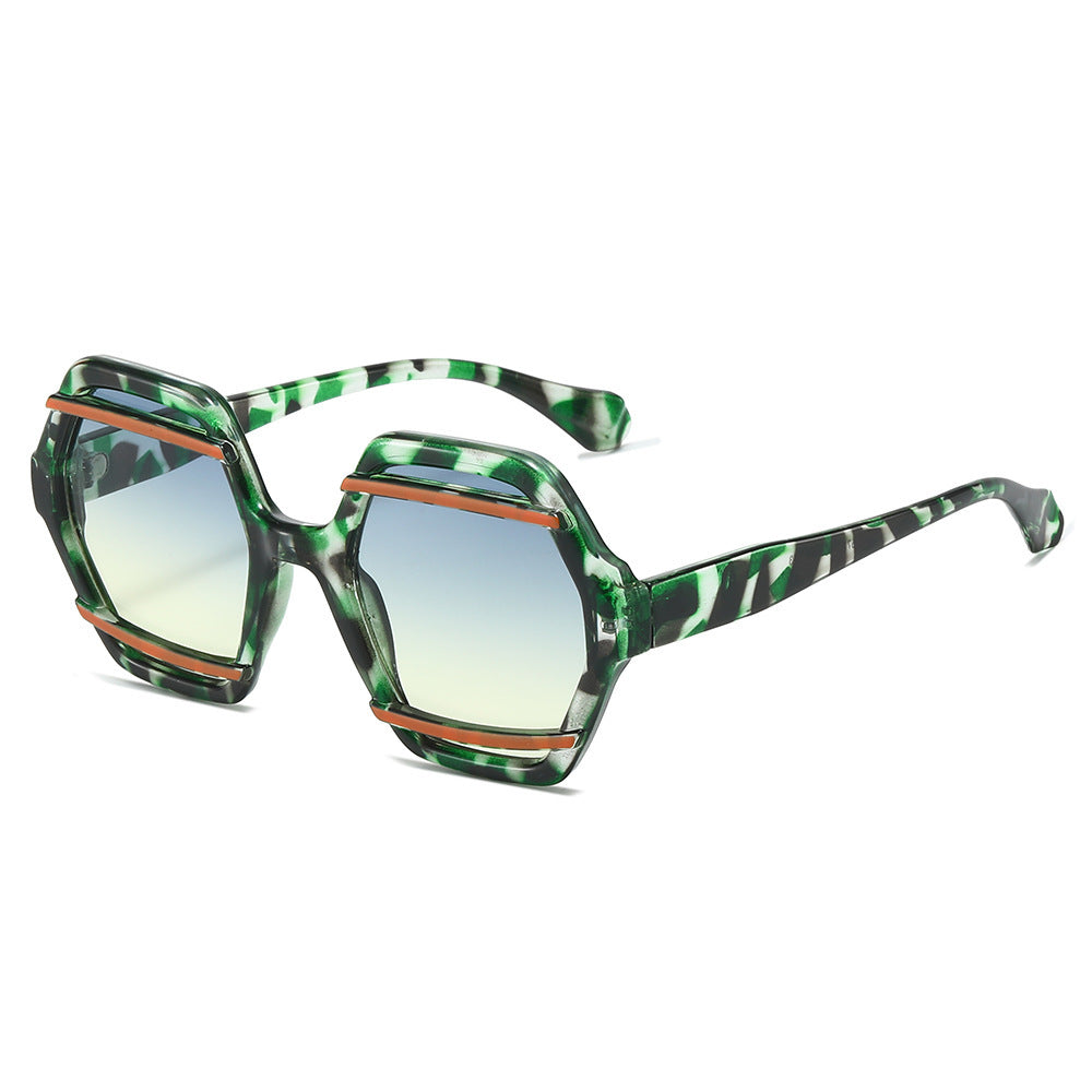 Oversized Geometric Sunglasses Kalsten