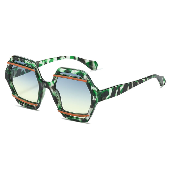 Oversized Geometric Sunglasses Kalsten