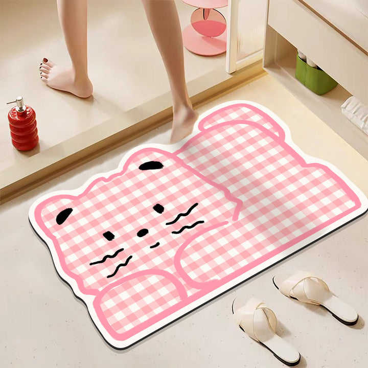 Fun Hamburger-Themed Bath Mat Kalsten