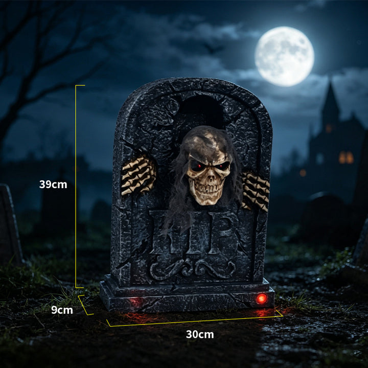 Electric Tombstone Ghost Decoration Kalsten