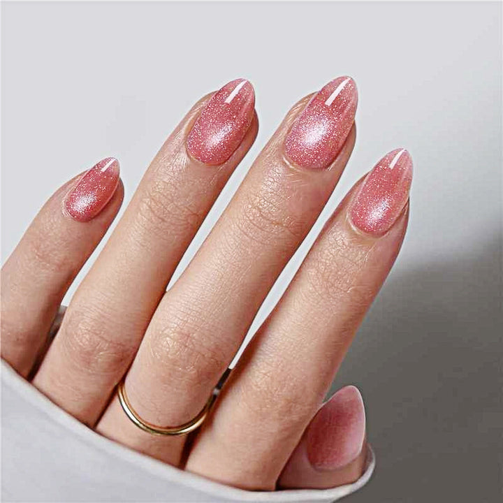 Elegant Almond-Shaped Press-On Nails kalsten