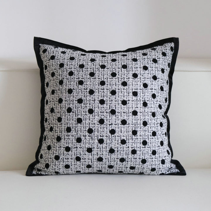 Textured Decorative Dot Pattern Pillow