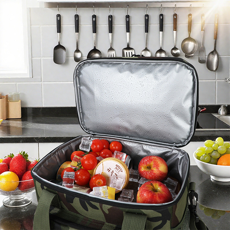 Multi-Compartment Insulated Cooler Bag
