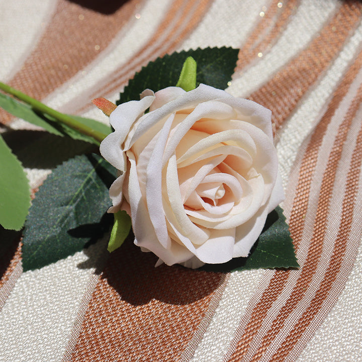 Realistic Silk Rose Stem
