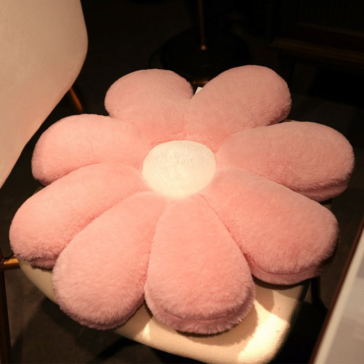 Plush seat cushion in flower shape Kalsten