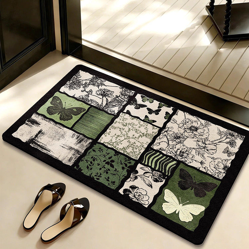 Artistic Nature-Themed Area Rug