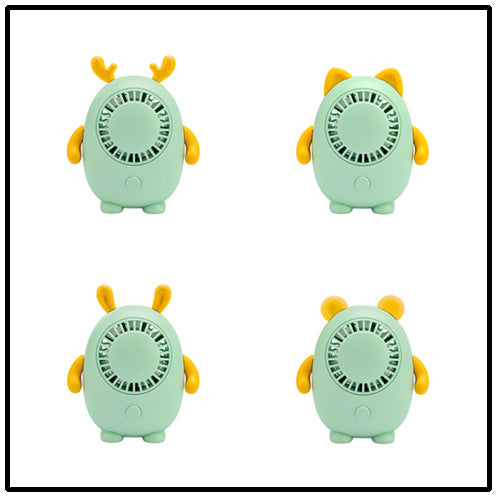 Unisex Portable Hand Fan in Cute Animal Design Kalsten