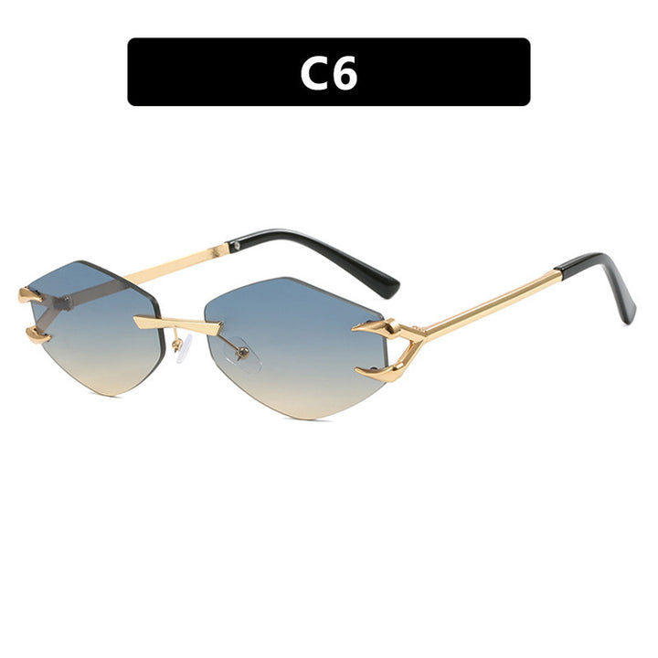 Women's geometric designer sunglasses with outstanding metal frame Kalsten