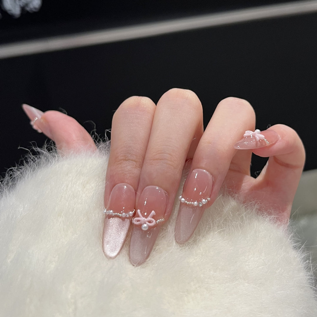 Elegant Decorative Stiletto Press-On Nails Kalsten