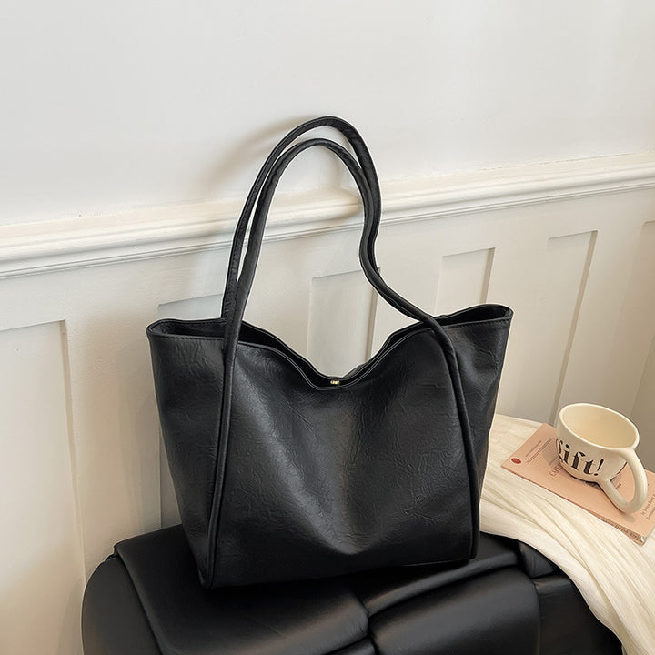 Stylish Vegan Leather Tote Bag