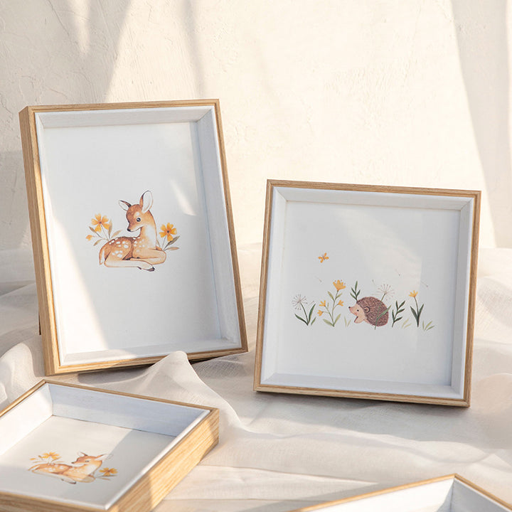 Charming Animal Illustration Picture Frame