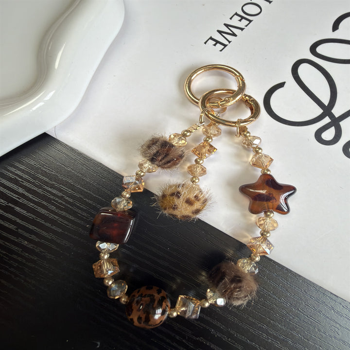 Animal-Themed Beaded Keychain Kalsten