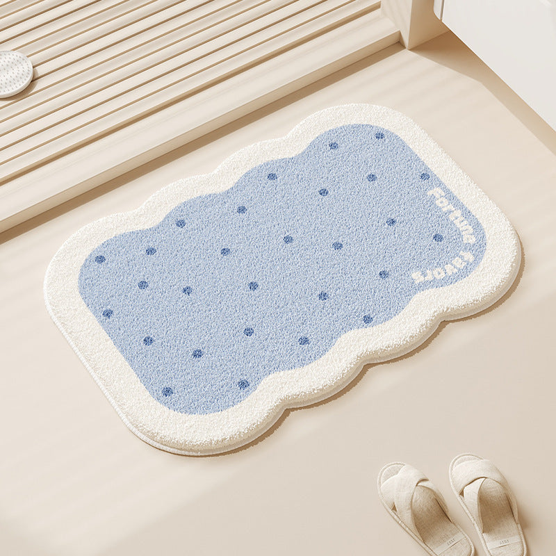 Soft Textured Decorative Bathroom Mat Kalsten