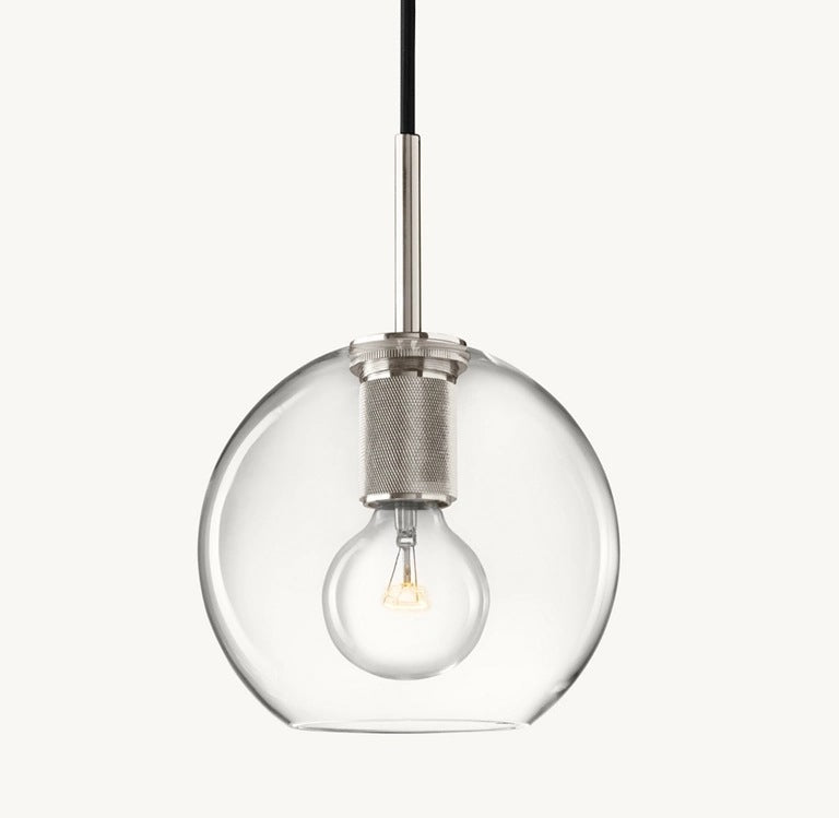 Modern Glass Sphere Wall Light