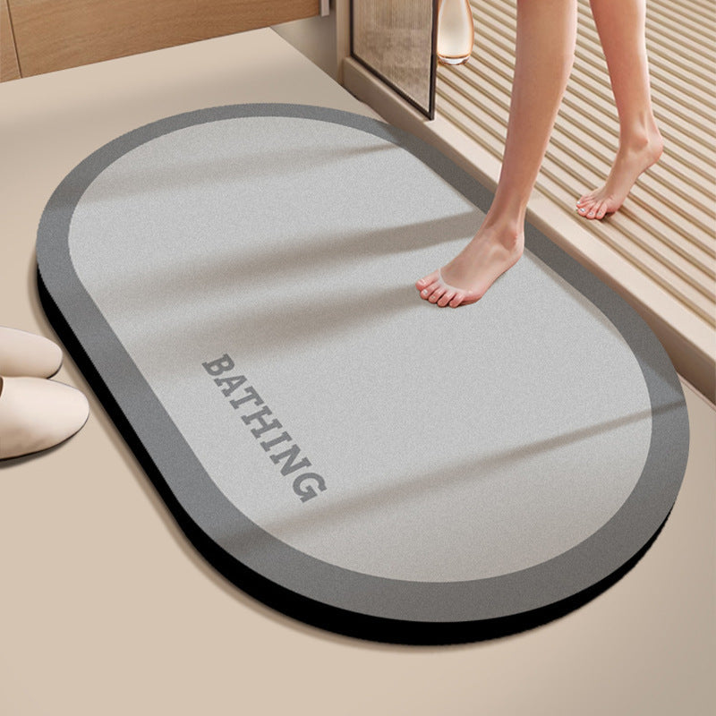 Absorbent Bathroom Floor Mat Kalsten