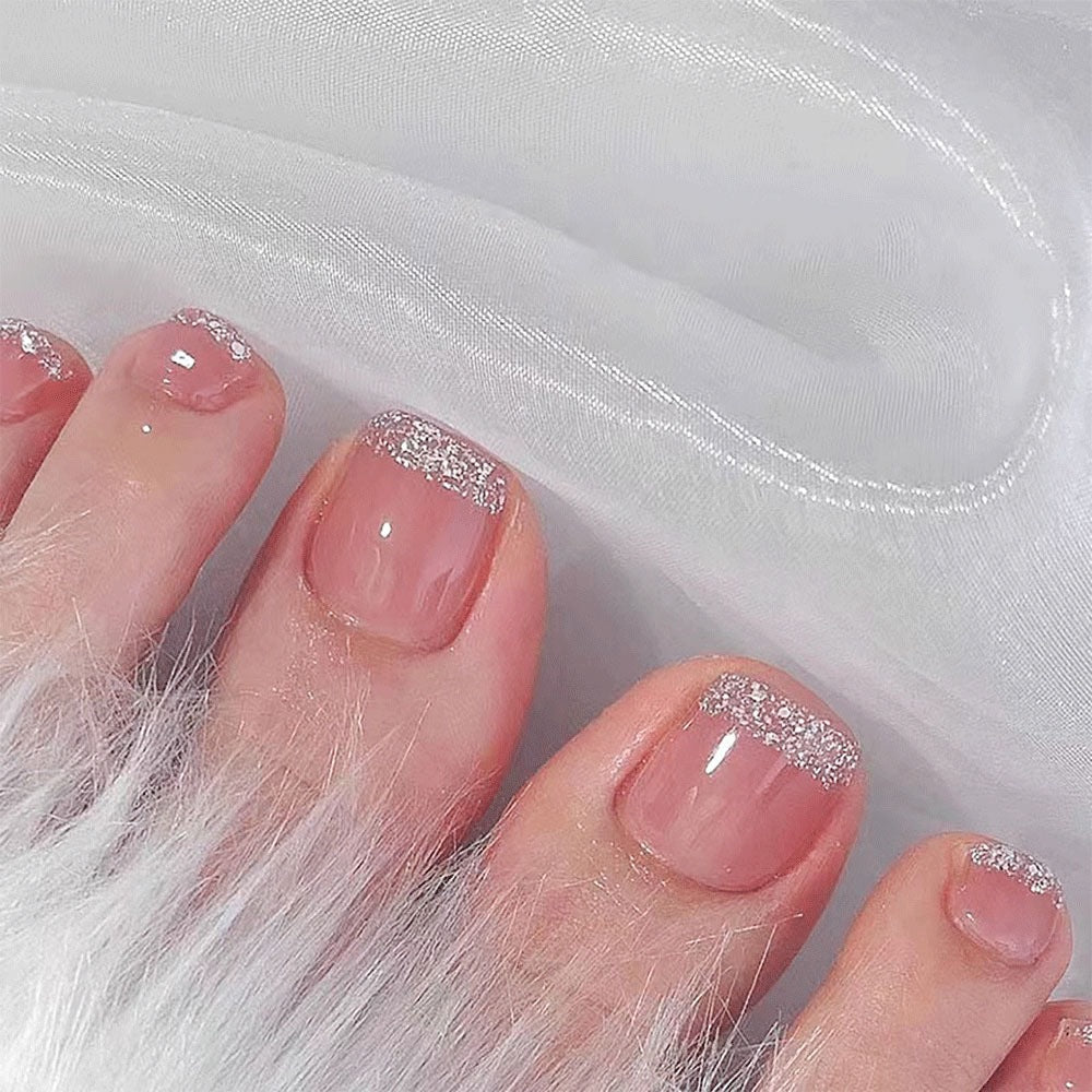 Nail set with glitter accents Kalsten