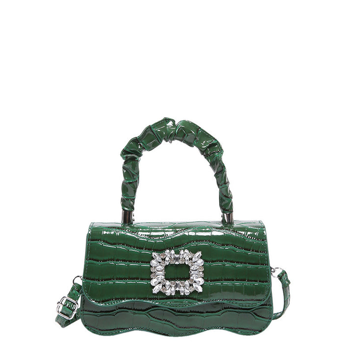 Glamorous Crocodile Texture Evening Handbag Kalsten