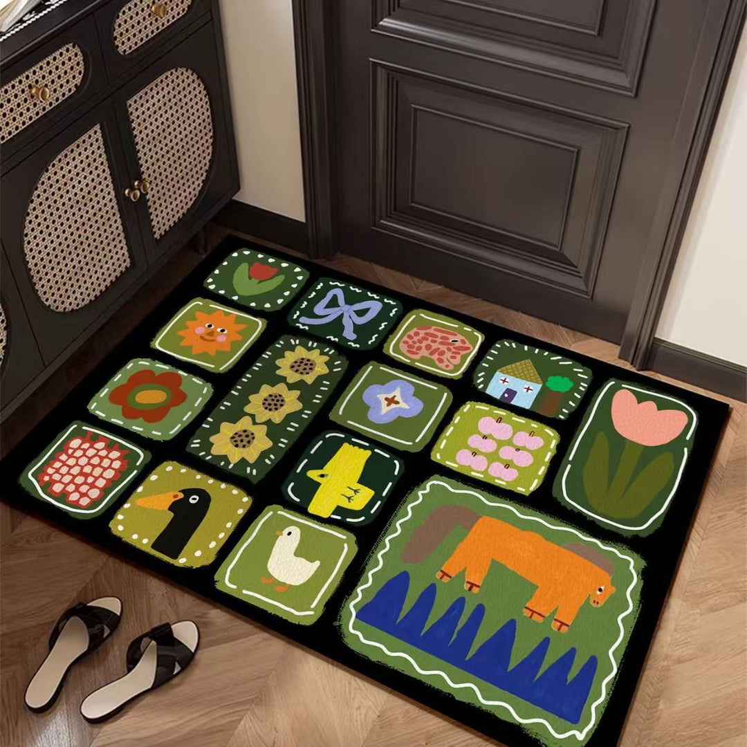 Artistic Patterned Floor Mat Kalsten
